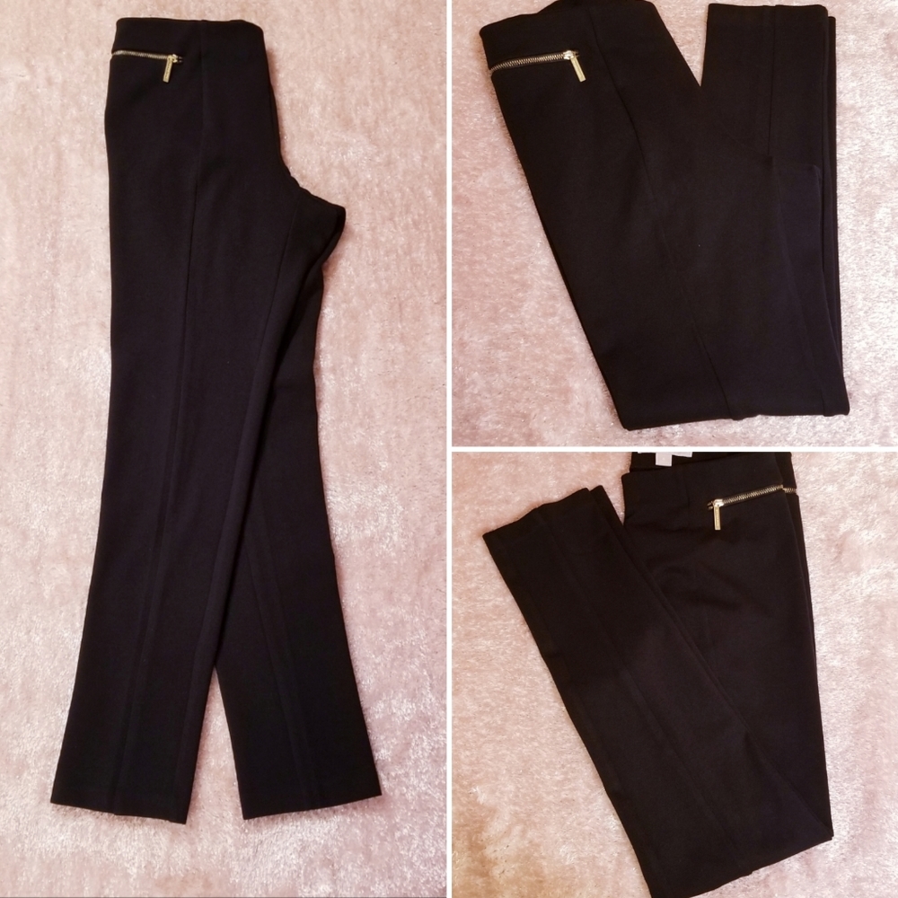 👖Michael Kors Zip Detailed Skinny Trousers